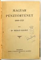 Hóman Bálint: Magyar pénztörténet 1000-1325. Magyar Tudományos Akadémia, Budapest, 1916. Fűzve, kiad...