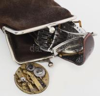 Vegyes óra tétel alkatrésznek, benne működő Roamer automata