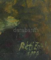 Réti Zoltán (1923-2018): Csendélet. Olaj, vászon, jelezve jobbra lent. Dekoratív, kissé sérült faker...