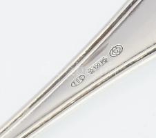Ezüst(Ag) süteményes lapát, jelzett, h: 22 cm, nettó: 67,9 g