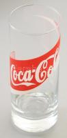 Coca-Cola 9 darab retro kólás pohár, hibátlan, m: 16 cm