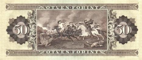 1989. 50Ft (2x) egymásutáni sorszámmal T:I