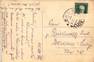 1930 Zselíz, Zeliezovce; Gróf Breunner kastélya / castle (EK)