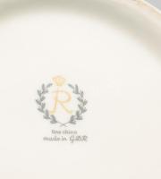 Reichenbach virágmintás váza, jelzett, m: 34 cm