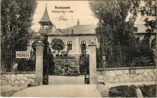 Budapest II. Hűvösvölgyi villa, pensio (EK)