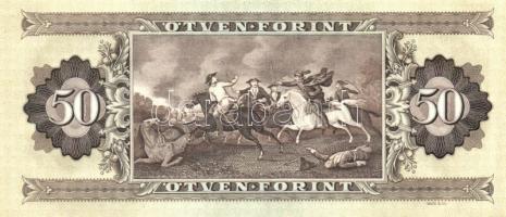 1989. 50Ft (2x) egymásutáni sorszámmal T:I