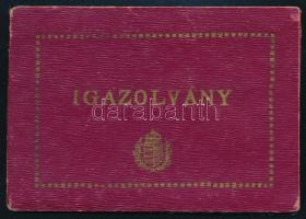 1945 Ideiglenes nemzetgyűlési képviselői igazolvány Zsedényi Béla aláírásával