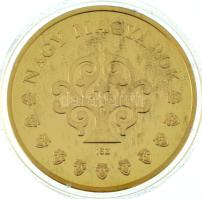 ifj. Szlávics László (1959-) 2011. "Nagy Magyarok / Liszt Ferenc" aranyozott Cu emlékérem ...