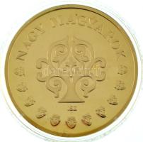 ifj. Szlávics László (1959-) 2011. "Nagy Magyarok / Gróf Széchenyi István" aranyozott Cu e...