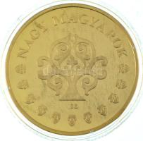 ifj. Szlávics László (1959-) 2011. "Nagy Magyarok / Hunyadi Mátyás" aranyozott Cu emlékére...