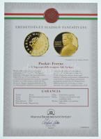 ifj. Szlávics László (1959-) 2011. "Nagy Magyarok / Puskás Ferenc" aranyozott Cu emlékérem...