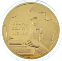 ifj. Szlávics László (1959-) 2011. "Nagy Magyarok / Kodály Zoltán" aranyozott Cu emlékérem tanúsítvánnyal (40mm) T:PP