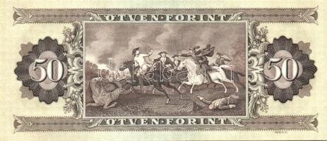 1989. 50Ft (3x) egymásutáni sorszámmal T:I