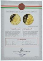 ifj. Szlávics László (1959-) 2011. "Nagy Magyarok / Szent László" aranyozott Cu emlékérem ...