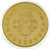 ifj. Szlávics László (1959-) 2011. "Nagy Magyarok / Munkácsy Mihály" aranyozott Cu emlékér...