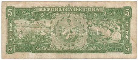 Kuba 1958. 5P "J523371A" T:F
Cuba 1958. 5 Pesos "J523371A" C:F
Krause P#91a