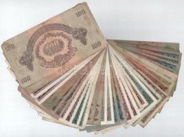 1930-1946. 34db-os vegyes pengő, milpengő és Vöröshadsereg pengő bankjegy tétel T:F-VG