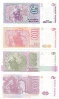 Argentína DN (1989-1990) 50A + 100A + 500A + 1000A T:UNC-F
Argentina ND (1989-1990) 50 Australes + ...
