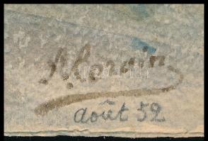 Alorain jelzéssel: Párizs, Rue des Abbesses. Akvarell, papír, 29,5x23,5 cm