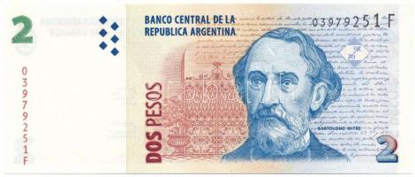 Argentína DN (2005-2006) 2P T:UNC Argentina ND (2005-2006) 2 Pesos C:UNC Krause P#352