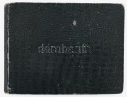 cca 1930-1940 Kisméretű fotóalbum, 62 db beragasztott fotóval a Dunakanyarról, Eucharisztikus Kongre...