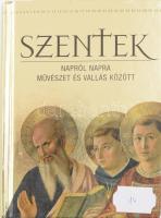 Rosa Giorgi: Szentek napról napra. Művészet és vallás között. Bp., 2005, Korona Kiadó. 780p. Kiadói illusztrált, kartonált papírkötésben, gazdag színes művészeti képanyaggal, jó állapotban.