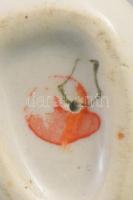 Drasche Kőbánya madár. Tervező Veress Miklós. Kézzel festett, jelzett, hibátlan 13 cm