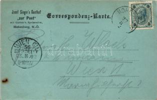 1902 Hohenberg, Eisenwerke Fürthof der St. Egyder Gesellschaft / ironworks, iron factory (fl)