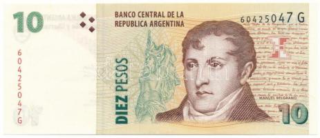 Argentína DN (2004-2005) 10P T:AU Argentina ND (2004-2005) 10 Pesos C:AU Krause P#354