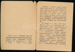 1930 A Magyar Fasiszta Irredenta Párt programmja. Bp., Neufeld Zoltán (Pannonia)-ny., 16 p. Kiadói t...