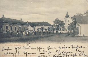 Jászkisér Leitner József üzletével (EK)