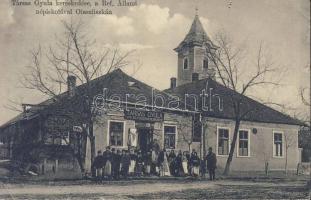 Olaszliszka Társas Gyula vas- és fűszerkereskedése és ref. iskola (EK)