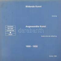 Bildende Kunst Angewandte Kunst 1900-1950. Wien,1994, Galerie bei der Albertina. Német nyelven. Gazdag képanyaggal illusztrált, közte art nouveau, art deco, és modern, valamint magyar vonatkozású résszel: Abt-Apáti Sándor által formatervezett eozin-mázas Zsolnayval. Kiadói papírkötés.