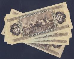 1980-86. 50Ft (4x) 3klf évszámmal T:I,I-