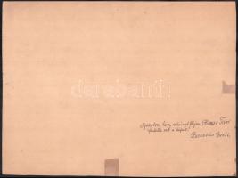 Hamza Tibor (1908-1972): Hangulatos táj, 1959. Akvarell, papír, jelezve jobbra lent, hátoldalán özve...