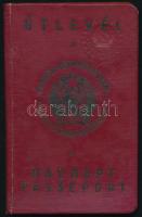 1953 Magyar Népköztársaság által kiállított útlevél MÁV alkalmazott és felesége részére, mindkettőjü...