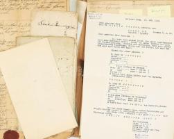 Óriási családtörténeti kutatási anyag. Családfák, összeírások, feljegyzések, keresztlevelek, stb az ...