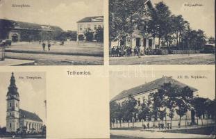 Tótkomlós vasútállomással (EK)