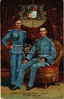 König Otto und König Ludwig II im Jünglingsalter / Otto, King of Bavaria and Ludwig II, King of Bavaria at a young age. O.Z.M. (EK)