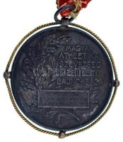 1913. "Magyar Athletikai Szövetség Kerületi Bajnoksága" kétoldalas, jelzett Ag díjérem dís...