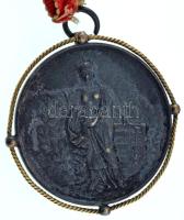 1913. "Magyar Athletikai Szövetség Kerületi Bajnoksága" kétoldalas, jelzett Ag díjérem dís...