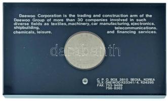 Dél-Korea 1986. 2000W acél "XXIV. Nyári Olimpia 1988. Szöul - Ökölvívás", "Daewoo Vál...