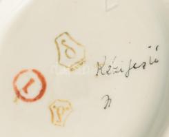 Drasche Ludas Matyi, kézzel festett, jelzett, hibátlan, m: 23 cm