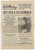 1961 Az Esti Hírlap VI. évfolyamának 86. száma, címlapon Gagarin űrutazásáról szóló beszámolóval