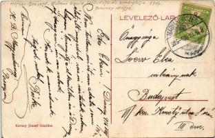 1916 Diószeg, Magyardiószeg, Diosek, Sládkovicovo; Wollner Dávid szállodája és vendéglője, bor, sör ...