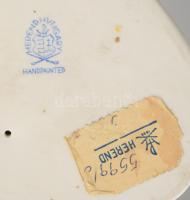 Herendi porcelán sárkányölő János vitéz, Terv: Lőrinc István, kézzel festett, jelzett,hibátlan, m: 2...