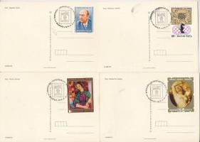 Közlekedési karikatúrák -18 db MODERN humoros grafikai motívum képeslap, hátoldalakon "1974 Bud...