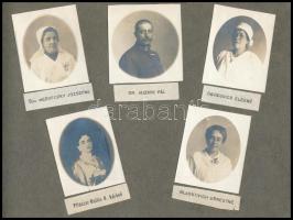 1916 Máramarossziget, M. kir. 5. sz. honvéd tartalékkórház emlékalbuma, benne fotókkal a kórház épül...