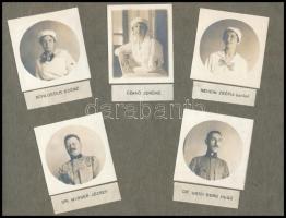 1916 Máramarossziget, M. kir. 5. sz. honvéd tartalékkórház emlékalbuma, benne fotókkal a kórház épül...