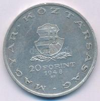 1948. 10Ft Ag "Táncsics" T:AU,XF ph., patina Adamo EM3